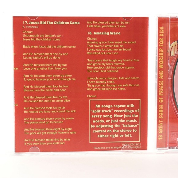 18 Top Gospel Songs for Kids by Kids Direct Source (CD 2004) Christian Childrens - Picture 4 of 6